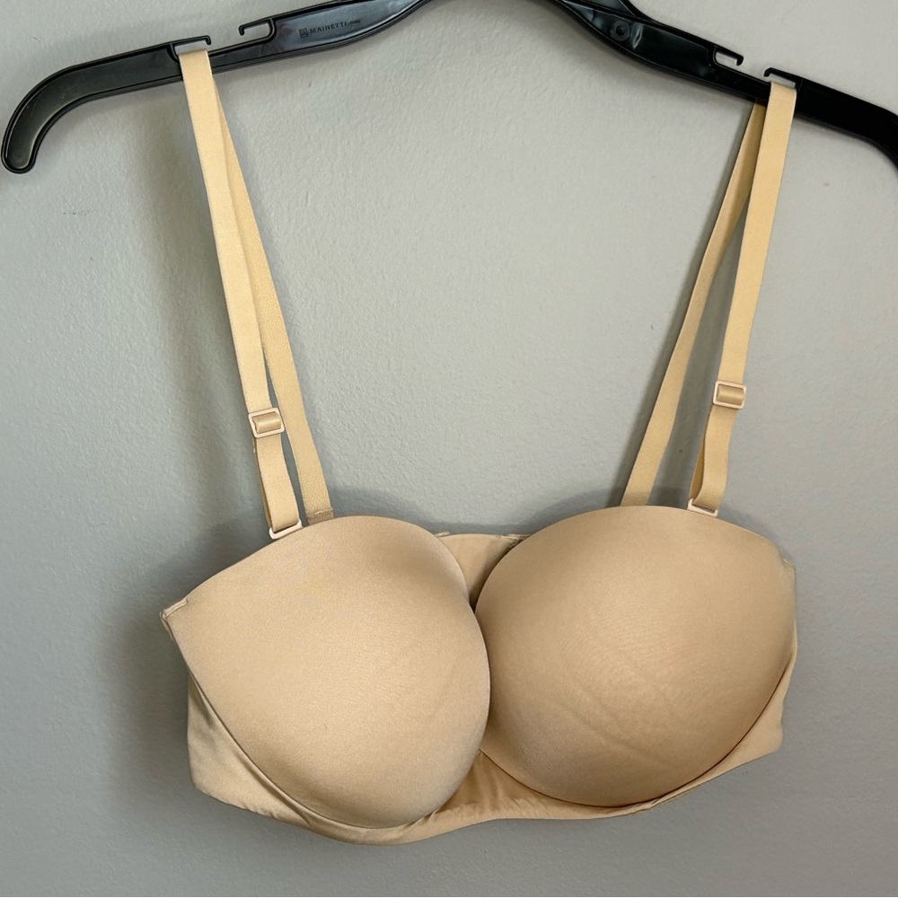 Skims nude bra, 34D, convertible for strapless, lightweight,